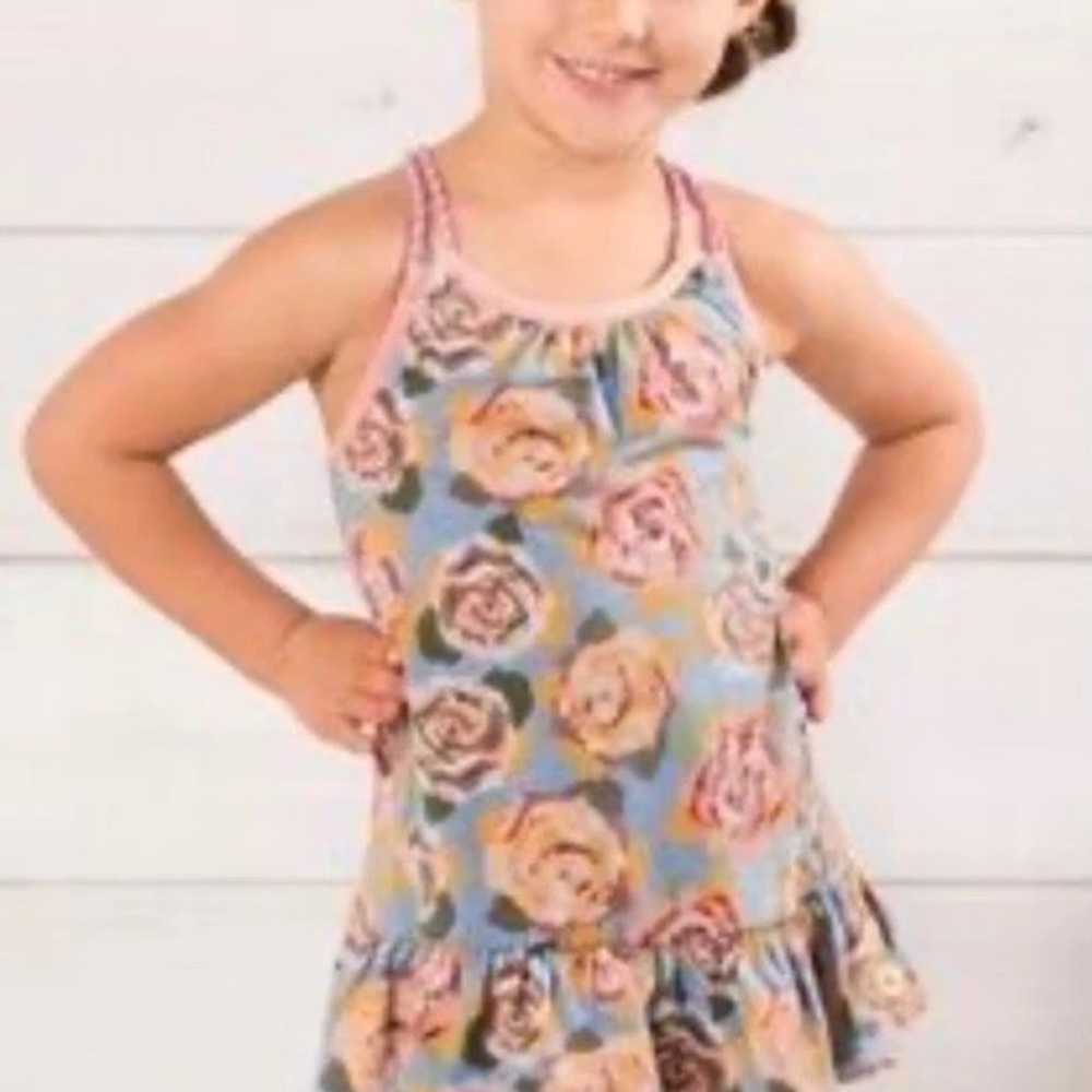 Matilda Jane Twister Tank Top 4 Blue Floral